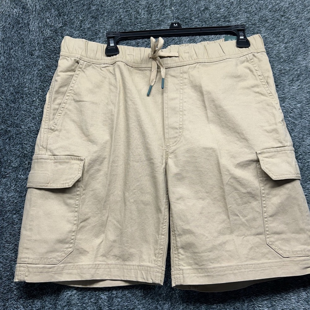 Alpine Design Mens Size M Beige 8" Hiking Cargo Shorts
